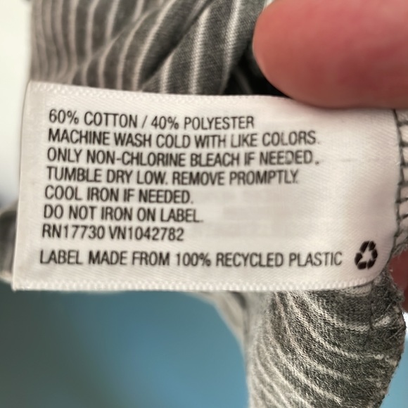 Ava & Viv 1X Grey Shortsleeved Tee - Picture 5 of 5